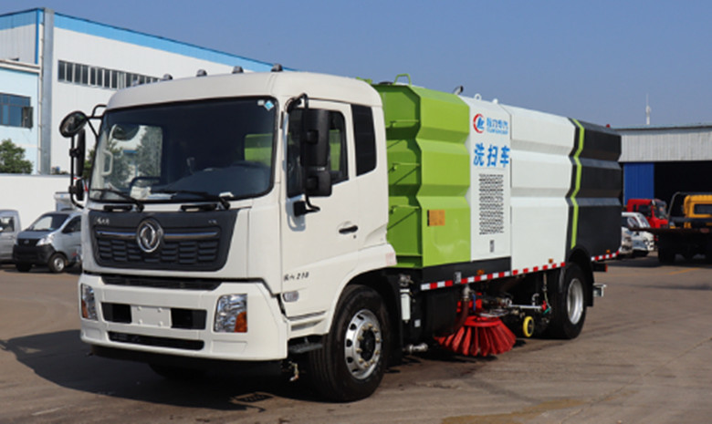 國六東風(fēng)8噸清洗掃路洗掃車產(chǎn)品推薦